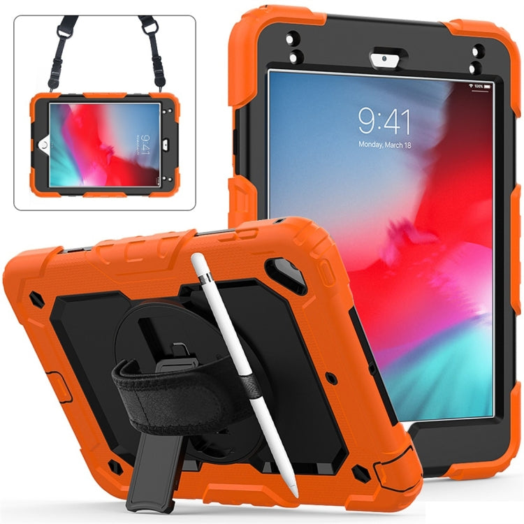 Gel di silice colorato antiurto + custodia protettiva per PC per iPad Mini 2019 / Mini 4, con supporto, tracolla, cinturino da polso e slot per penna, For iPad Mini 2019 / Mini 4 Gel di silice colorato antiurto + custodia protettiva per PC per iPad Mini 2019 / Mini 4, con supporto, tracolla, cinturino da polso e slot per penna, For iPad Mini 2019 / Mini 4
